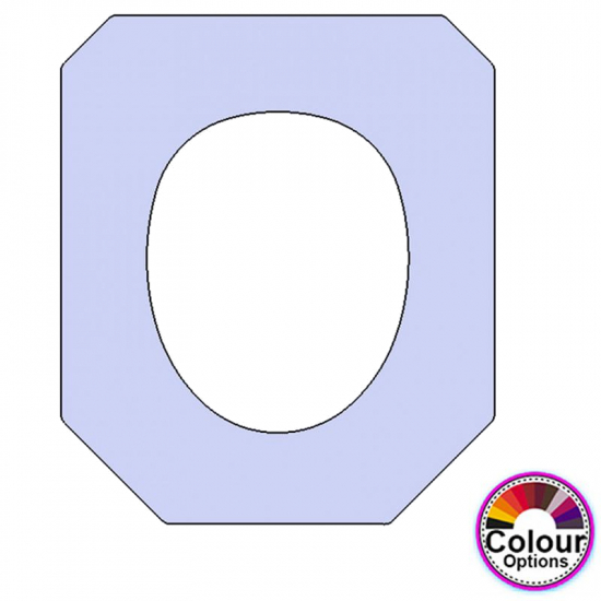 Vernon Tutbury Claremont Standard Close Replacement Toilet Seat & Cover Lacquered Wood CH-VER-CLA