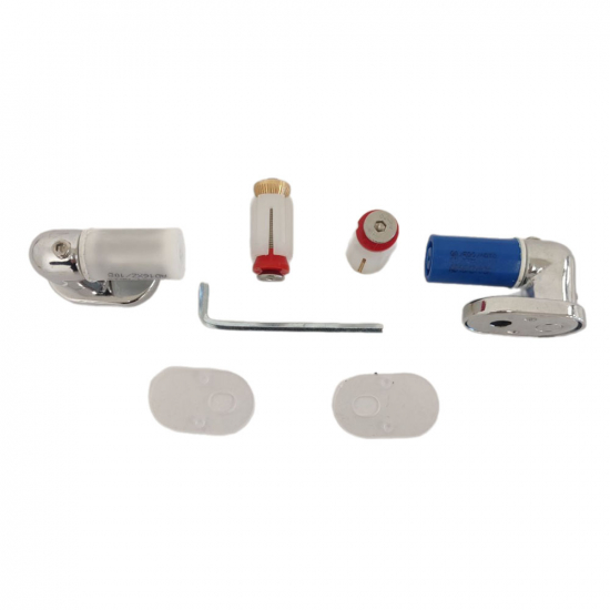 Gala Street Square Soft Close Toilet Seat Hinge Set (Pre 2024) 5383600