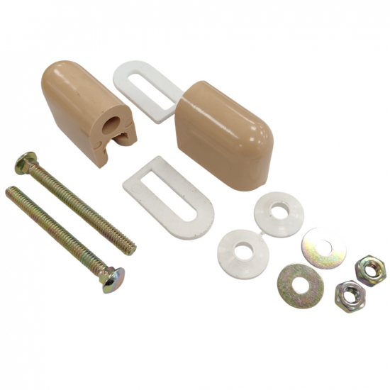 Celmac Bottom Fixing Universal Bakelite Toilet Seat Hinge Set Sun King KMPP1-SUN