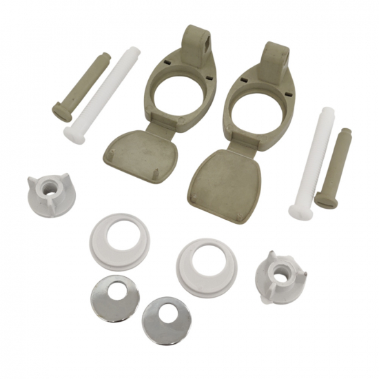 Armitage Shanks Orion Toilet Seat Hinge Set Bottom Fix Pampas S82167-PAM