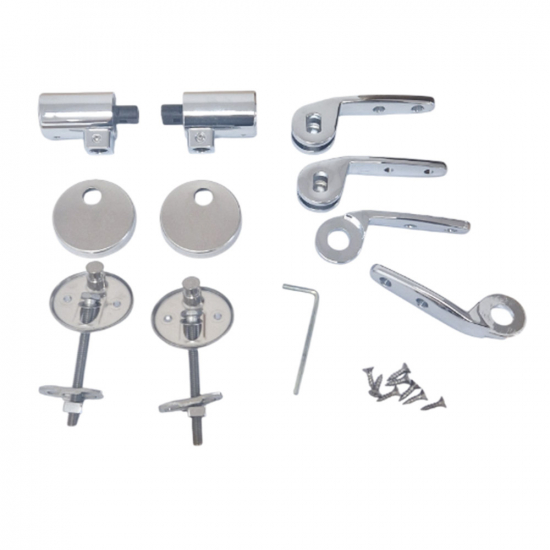Choice Soft Close Adjustable Top Fixing Toilet Seat Hinge Set 04012100N