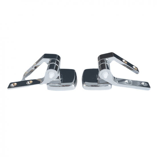 Bemis Next Step Aluminium 1/4-20 Replacement Toilet Seat Hinge Set HG4230997-Chrome