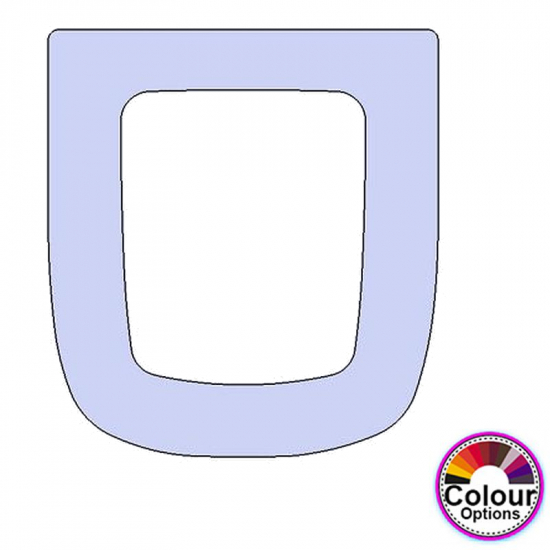 Vitra S20 Soft Close Replacement Toilet Seat & Cover Lacquered Wood CHSC-VIT-S20