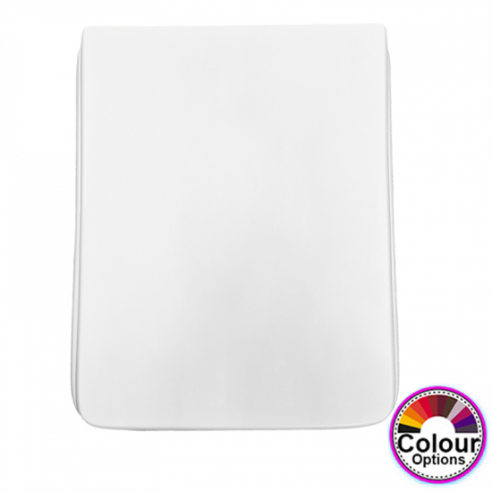 Dolomite Ebla Standard Close Toilet Seat & Cover Polyester Resin Colour Option S360P01/E