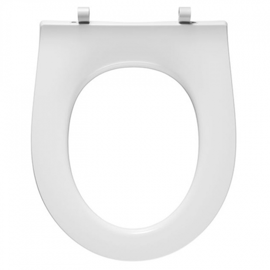 Pressalit Objecta Pro Polygiene Standard Close Top/Bottom Fixing Toilet Seat Without Cover White 989011-DH4999