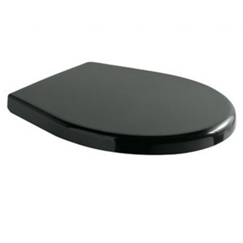 Galassia XES Soft Close WC Toilet Seat & Cover Black Gal-9912-NE