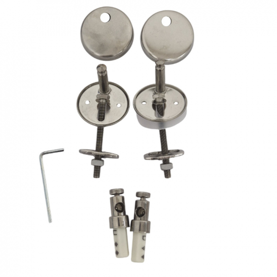 Celmac Fusion Soft Close Toilet Seat Hinge Set FSXSTSS