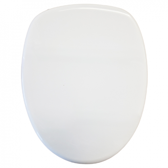 Azzurra Full 56 Standard Close Toilet Seat & Cover Polyester Resin White C1800LM56/FULL