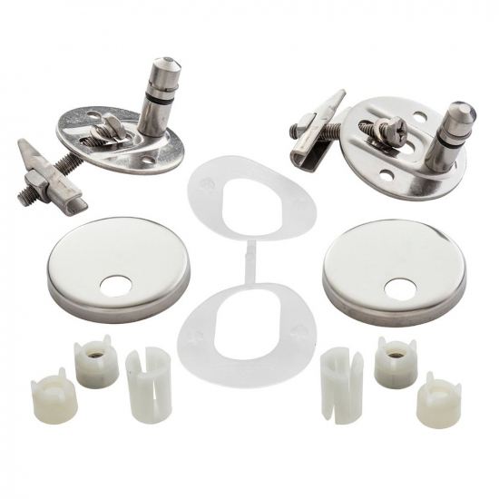Ideal Standard Vue Soft Close Toilet Seat Hinge Set Chrome EV287AA