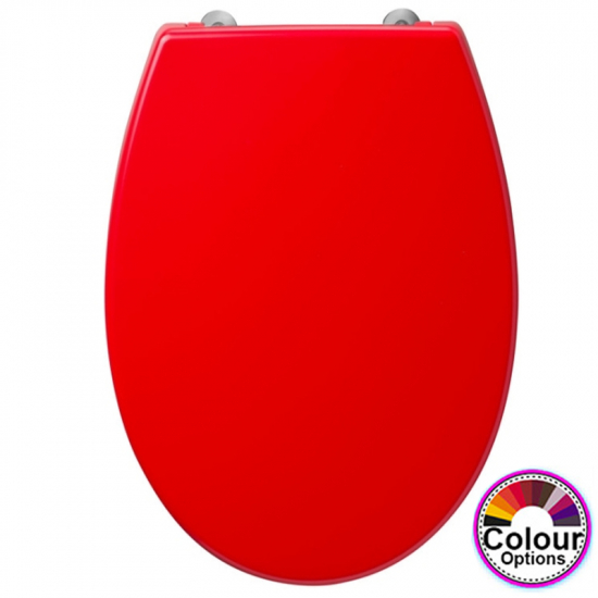 Armitage Shanks Contour 21 Small Standard Close Toilet Seat & Cover Red - S4056GQ