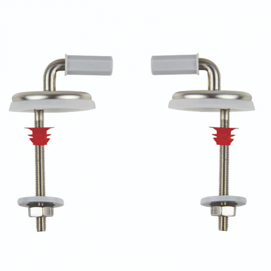 Celmac Adjustable Stainless Steel Bottom Fix Hinges Lock+ (FMN11SS) 20120345