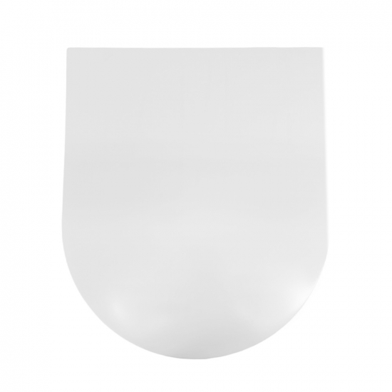 Britton Bathrooms Shoreditch Round Soft-Close Toilet Seat & Cover White SHR.047