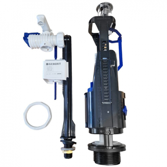 Duravit Complete Cistern Internals Included Flush Valve Filler Valve and Flush Button 0075391094