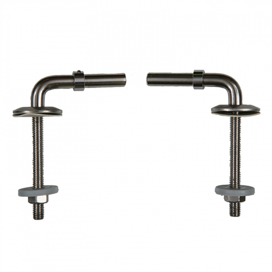 Celmac Cadenza Stainless Steel Toilet Seat Hinge Set Bottom Fix (FSS11SS) 20120547