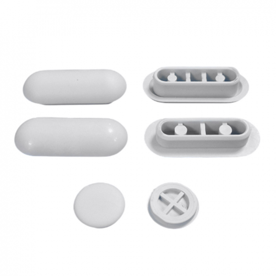 GSI Kube / Norm Toilet Seat & Cover Buffer Set Light Grey HGM2