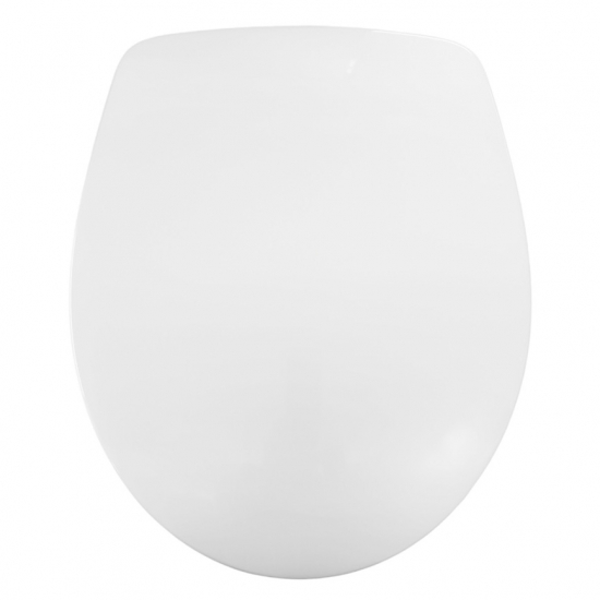 Pressalit 3000 Standard Close Bottom Fixing Toilet Seat & Cover White 190000-UN3999