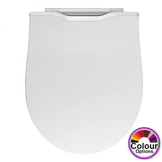 Pressalit Projecta Solid Pro Polygiene Soft Close Toilet Seat & Cover White 1004011-DG4925