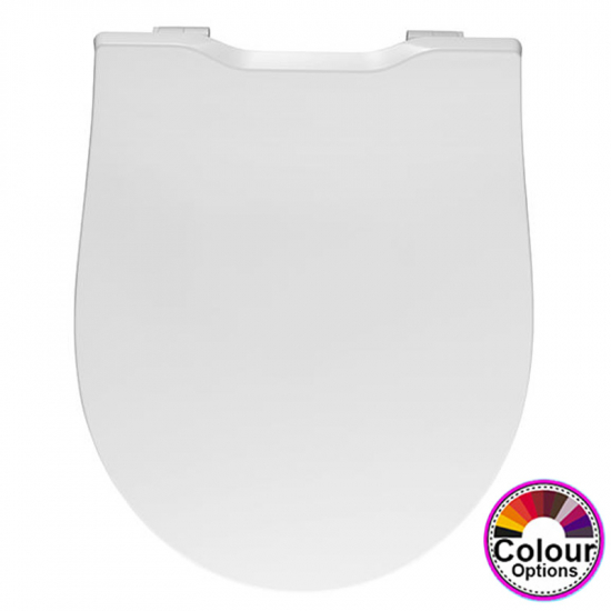 Pressalit Objecta Pro Polygiene Standard Close Bottom Fixing Toilet Seat & Cover White 990011-DF7999