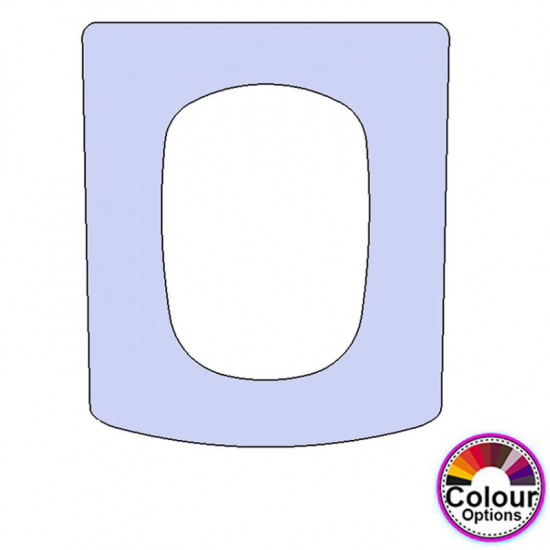 Eastbrook Quadro Standard Close Replacement Toilet Seat & Cover Lacquered Wood CH-EAS-QUA
