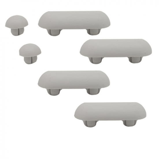 Laufen Imola Duroline Toilet Seat and Cover Buffer Set Grey H8928030000001 - 8.9280.3