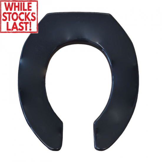 Carrara & Matta 16SS Universal S Toilet Seat Only Black 108039047