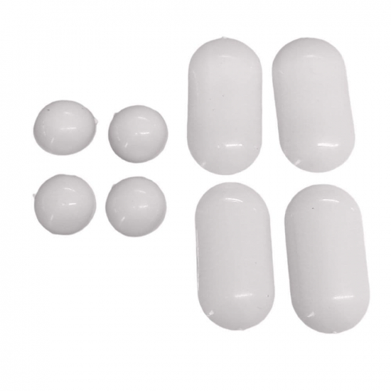 Porcelanosa Itaca Toilet Seat & Cover Buffer Set White 100041190