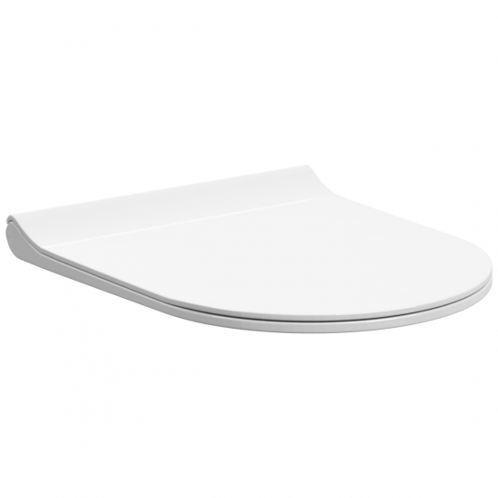 Nuie Round Sandwich Soft Close Quick Release Toilet Seat & Cover White NCG398