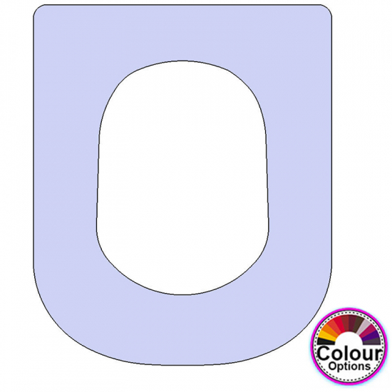 Roca Gap Square Bespoke Made Soft Close Toilet Seat & Cover Lacquered Wood Colour Options CHSC-ROC-GAP801472