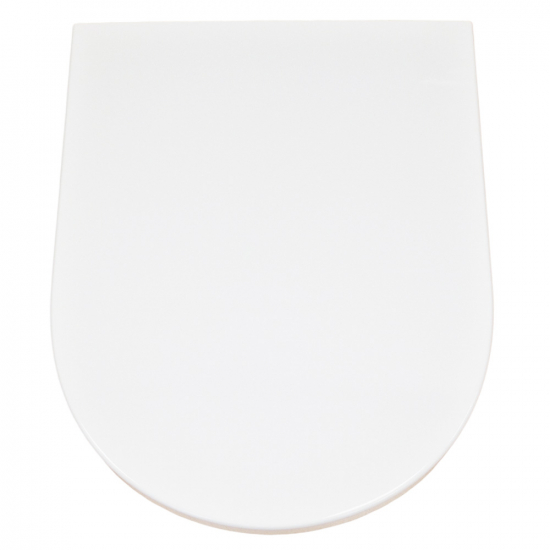 Roca The Gap Round Standard Closing Toilet Seat & Cover White A801D10001