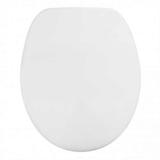 Celmac VIP Standard Close Toilet Seat and Cover with Bottom Fix Stainless Steel Hinge White 20120355