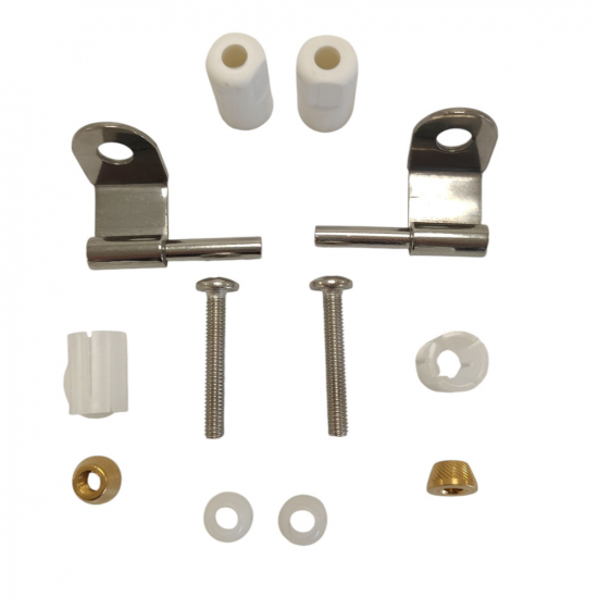 Gala Emma Slim Standard Close Toilet Seat Hinge Set 5381300