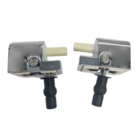 Shires Wexford Toilet Seat Hinge Set Chrome UV009AA
