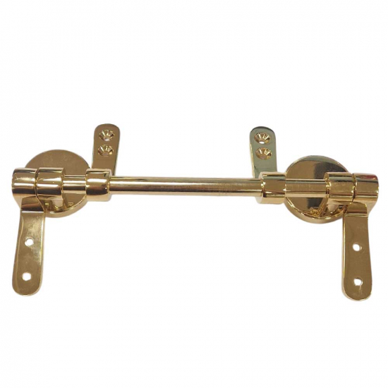 Choice Bespoke Solid Wood Toilet Seat Standard Close Bar Hinge Gold 01.00043