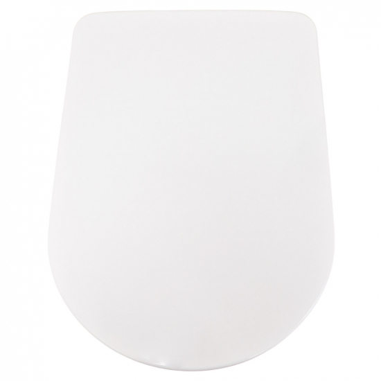 AXA Eva Soft Close Toilet Seat & Cover Gloss White AF8801