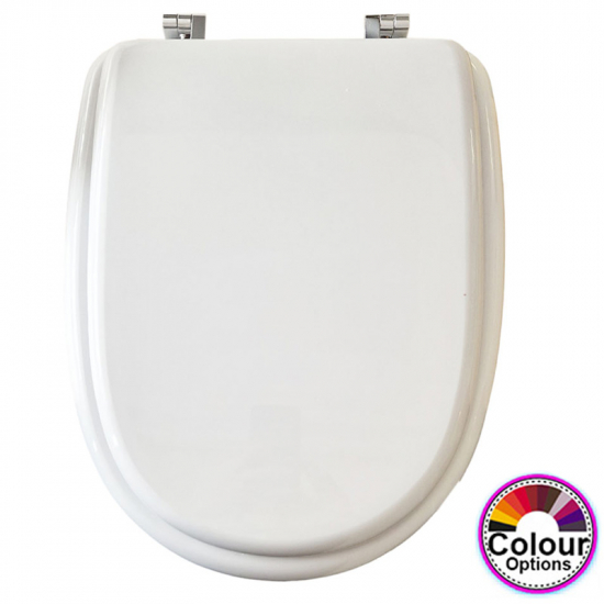 GSG Ambra Standard Close Toilet Seat & Cover Polyester Resin Colour Options S389P17/K