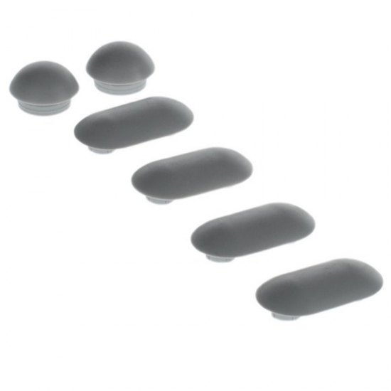 Villeroy & Boch Century Toilet Seat and Cover Buffer Set Grey 92208100