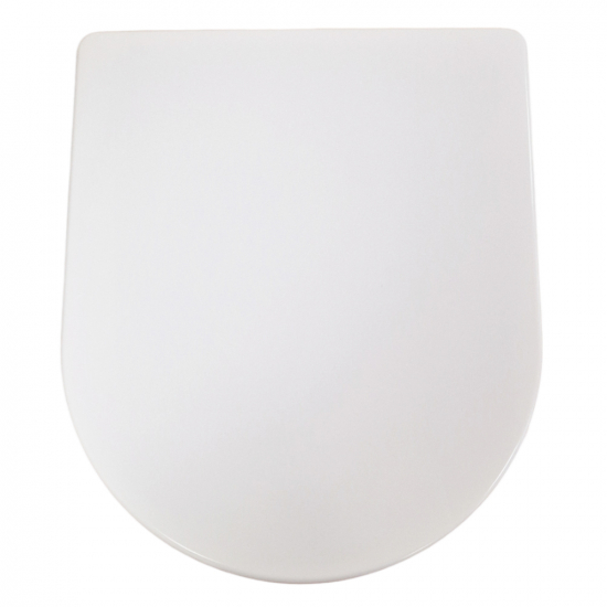 Tavistock Compass Round Slimline Secure Fix Soft Close Quick Release Toilet Seat & Cover White TS1155S-SF