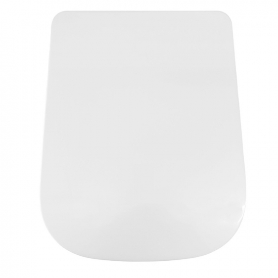 Frontline Cubix Soft Close Quick Release Toilet Seat & Cover White SRCUBSEAT