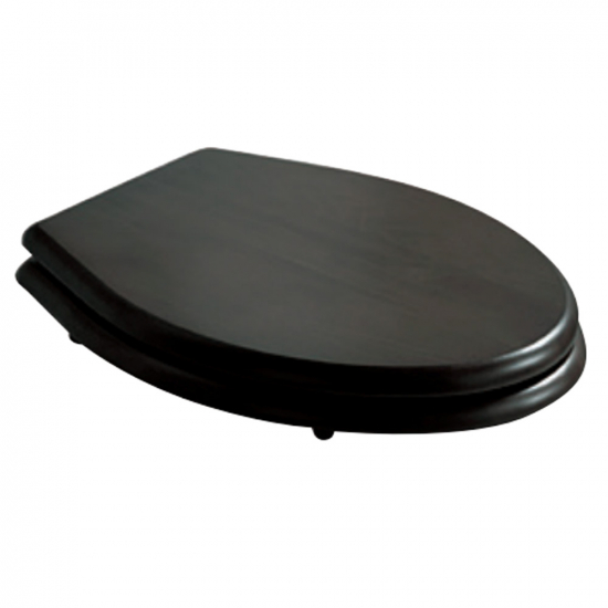 Galassia Ethos Soft Close Toilet Seat & Cover Polyester Resin Black 8482RM