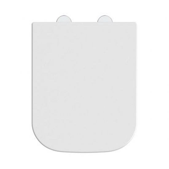 Tavistock Compass Square Soft Close Toilet Seat & Cover White TS1050S-SF
