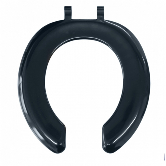 Armitage Shanks Bakasan Open Seat Only With Metal Hinge Black S407466