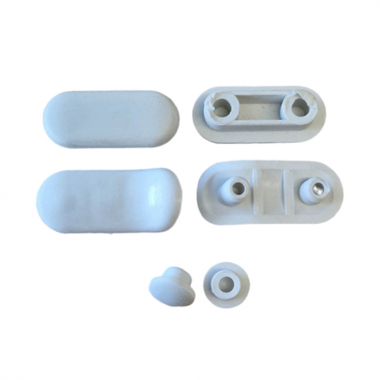 Keramag Flow Toilet Seat and Cover Buffer Set White 598141000