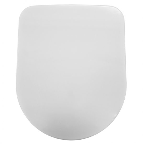 Olympia Clear Soft Close Quick Release Toilet Seat & Cover White C4CN