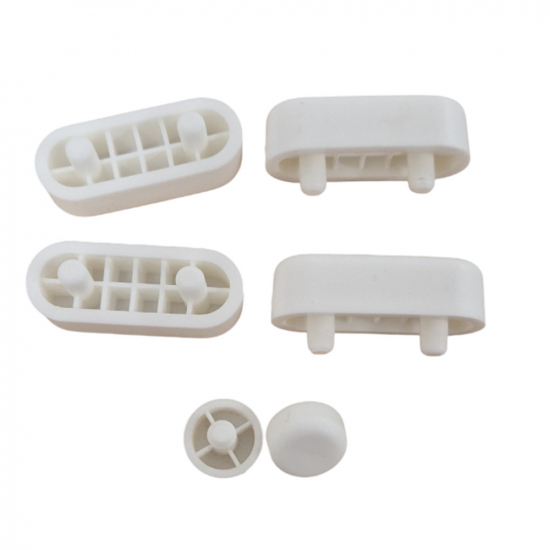 Choice 14mm Toilet Seat & Cover Buffer Set White 04015100-H14-56
