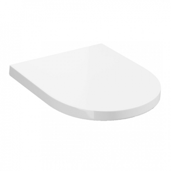 Kartell K-VIT Genoa Round UF Soft Close Quick Release Toilet Seat & Cover White GEN025RO