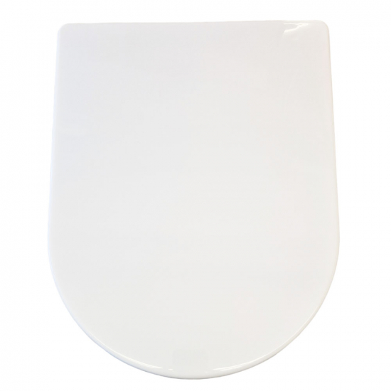 Kartell K-VIT Soft Close Quick Release Wrapover D Toilet Seat And Cover White SEA101D