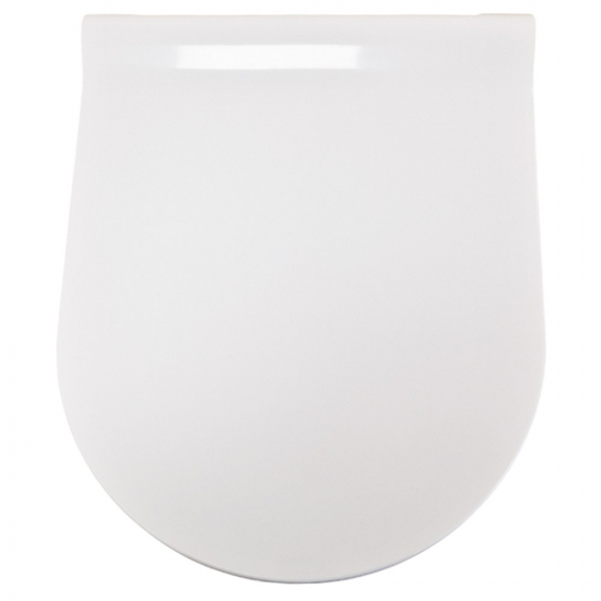 BagnoDesign Koy Slim Soft Close Toilet Seat And Cover White BDS-ORO-330S-C-WH