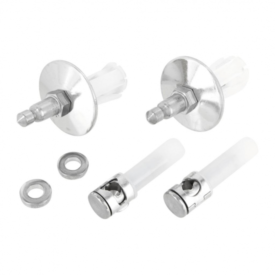 Sottini Celia Soft Close Toilet Seat Hinge Set Chrome K7289AA