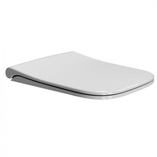 GSI Nubes Soft Close Quick Release Toilet Seat & Cover Gloss White MS96C11