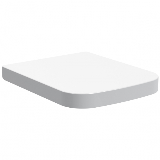 Nuie Orlen Soft Close Quick Release Wrapover PP Toilet Seat & Cover White NCG496